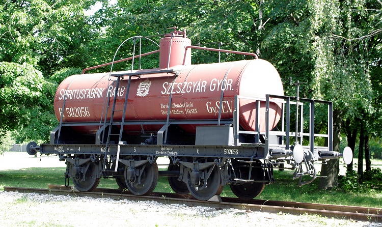 Szeszgyári tartálykocsi (Győr, Rába vállalati múzeuma)